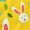 Yellow, variant on XXWXYD Clearence Easter Egg Hunt Kids T-Shirt | Floral Bunny Design with Colorful Eggs | Ultra Soft Girls Tee | Spring Festival Comfort Wear Ages 3-14 Years (10-11Years,AG)