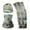 Green#4529BB, variant on 3-Piece Outdoor Sun Protection Set - Cooling Neck Gaiter, Beanie Cap & Arm Sleeves, UPF 50+ Breathable Camouflage Kit for Cycling, Hiking, Fishing (Royal Blue)