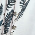 thumbnail image 5 of Lush Decor Devonia Allover Light Filtering Window Curtain Panel Pair, 52"W x 108"L, White & Green, 5 of 5