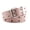 Pink, variant on Men Women's Belt Y2K Punk Hip Hop Belts Fashion Double Hole Wide Jeans Belt with Alloy Pin Buckle Female Male Waist Strap Belts