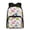 Colorful Dinosaur, variant on Corgi Daisy School Backpack for Girls 8-10,17 Inch Bookbag Front Pocket Knapsack Zippered School Bags with Insulated Lunch Box Attached 2 in 1