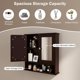 thumbnail image 4 of Mueble de baño montado en la pared COSTWAY con 2 puertas con espejo, 4 of 9