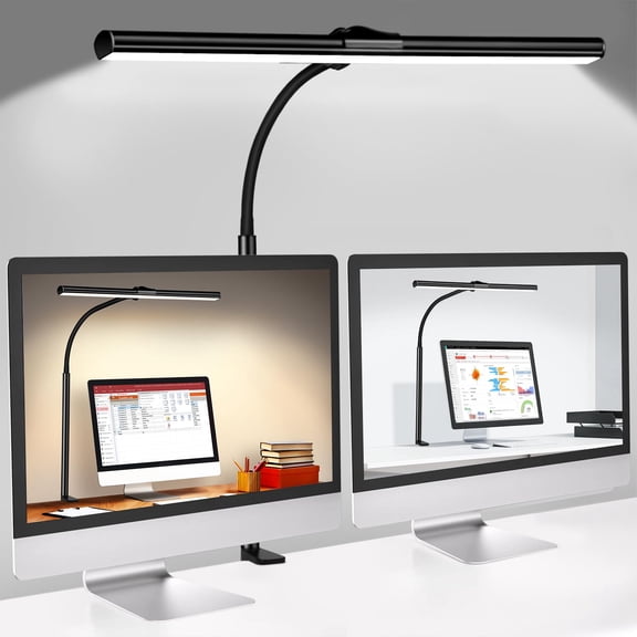 LED Desk Lamp with Clamp, Architect Flexible Arm, 5 Color Modes & 5 Brightness Levels, Eye Protection, Usb Powered for Study, Work and Drawing