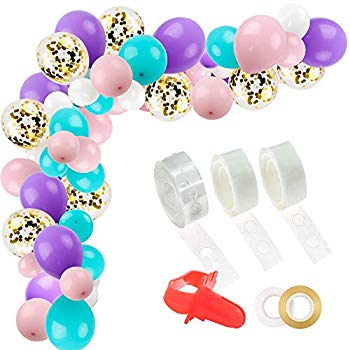 Under the sea Chrome balloons metallic balloon party mermaid party  decorations rainbow party  unicorn party set 12 units 12 assorted