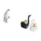 thumbnail image 5 of Escultura de pingüino, figura de animal, estatua de cisne, escultura de cerámica de resina, centro de mesa, escultura decorativa adecuada para sala de, 5 of 8