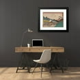 thumbnail image 4 of Andō Hiroshige 24x19 Black Modern Framed Museum Art Print Titled - Tokaido Gojusantsugi, Pl.41 (1868-1912), 4 of 5