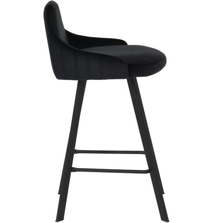 Meridian Furniture Viviene Velvet Counter Stool Meridian Furniture Viviene Velvet Counter Stool