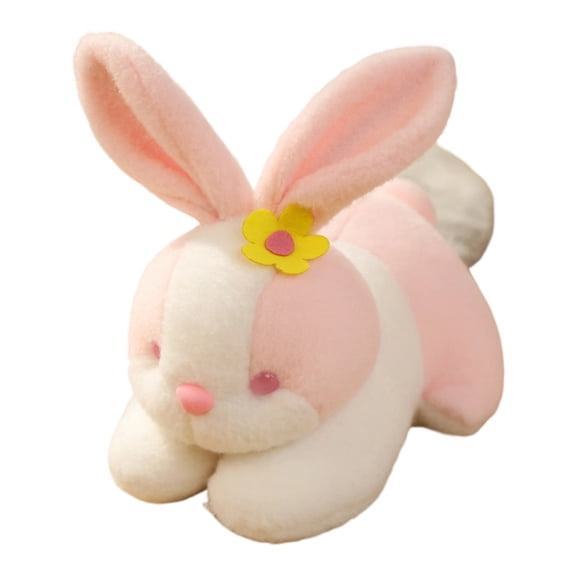 Bunny Stuffed Animal Plush Toy for Girls and Kids,Soft Floppy Ear Bunny Plushie,Cute Decorative Huggable Animal Doll,Multiple Sizes Available - Pink