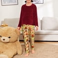 thumbnail image 6 of Xecao Autumn Gnomes Print Teenagers' Pajama Pants Long Sleep Pants Soft Elastic Waist Pajama Bottoms Elastic waist with 2 Pockets 5-16 Years-Small, 6 of 6