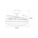 thumbnail image 5 of Ventilador De Techo Cityluz Jam 72w 6 Vel 3 Temp Cromo, 5 of 5