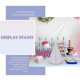 thumbnail image 5 of 10 Tier Cupcake Holder Stand Round Macaron Tower Stand Clear Cake Display Rack for Wedding Birthday, 5 of 5
