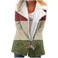 thumbnail image 1 of Cameland Manteau Boutonné à Manches Longues en Peluche pour Femmes Veste Décontractée d'Hiver Chaude, 1 of 4