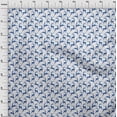 thumbnail image 4 of oneOone Cotton Silk Medium Blue Fabric Christmas Reindeer Lumberjack Sewing Fabric By The Yard Printed Diy Clothing Sewing Supplies 42 Inch Wide, 4 of 6