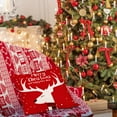 thumbnail image 4 of Hwkond Decorative Pillow Cover Santa Claus Linen Christmas Pillowcase Sofa Car Cushion Cover Home Decor on Clearance, 4 of 5