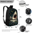 thumbnail image 5 of Uorisanigo Kids Backpack for Boys and Girls, Shark Design School Backpack Travel Backpacks Elementary School Bag Preschool Casual Daypack with Adjustable Padded Straps(17 inch), 5 of 6