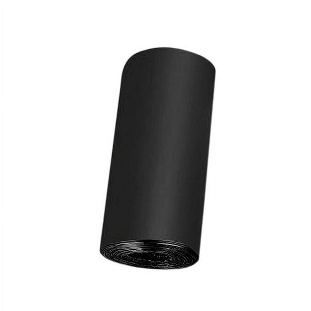Binwennn Bags Reel Bags Breakpoint Garbage Thickened Disposable Garbage Cleaning Supplies Kitchen Liners. A roll of black garbage bags made of durable PE material, measuring 18 inches by 18 inches, suitable for small cans with a round diameter of up to 12 inches or rectangular cans with a longest side of up to 9 inches. Each roll contains 15 bags, ideal for kitchens, offices, bathrooms, and more. These multifunctional bags can also store items like blankets, books, and clothes. Designed for convenience and odor neutralization.