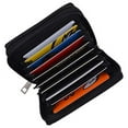 thumbnail image 5 of Marshal Leather RFID Identity Safe Double Zippered Accordion Wallet, 5 of 16