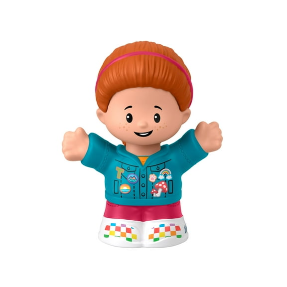 Fisher-Price Little People Girl in Jean Jacket Figure for Toddlers & Preschool Kids