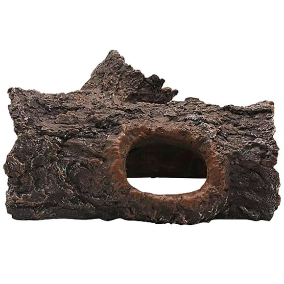 BRIGHTFUFU Escondite de camarones, pecera, cueva de roca, escondite de peces, decoración para tanque de acuario de agua dulce y salada