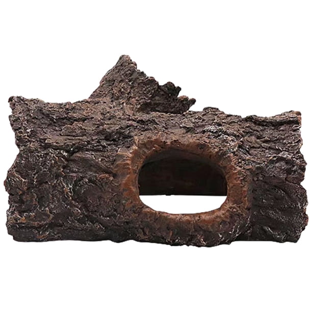 Decoración de acuario, pecera, cueva de roca, escondite de peces, decoración de pecera, cueva oculta para acuario