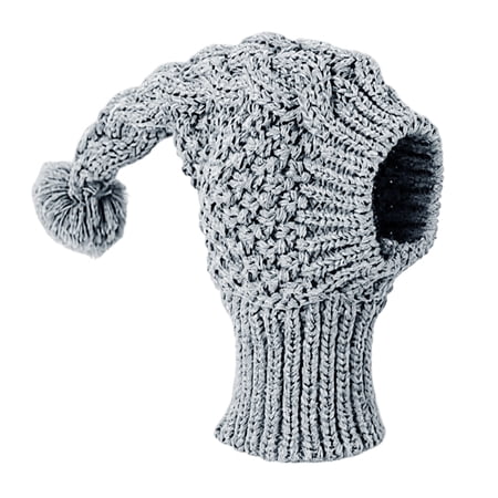 Washable Acrylic Fibre Dog Hat Warm Headcover Fashion Headwear For Winter Walking Festival Event Pet Fashion Accessory