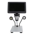 thumbnail image 1 of QIILU Mini Caméra Mini Caméra Hd DM9 Microscope Numérique Écran 7 Pouces 8 Lumières LED Luminosité Réglable 1200X Hd USB Vidéo, 1 of 8