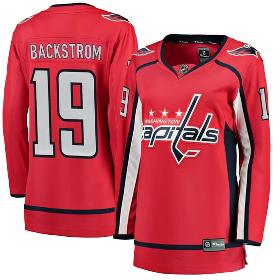 Women's Fanatics Nicklas Backstrom Red Washington Capitals Home Breakaway Jersey