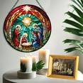 thumbnail image 6 of Nativity SceneStained Glass Suncatcher, Nativity SceneGlass Suncatchers for Windows For Merry Christmas, 6 of 7