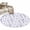White Light Purple, variant on Round Rugs 3Ft, Elegant Teal Flowers Round Area Rug Washable Indoor Throw Carpet, Spring Floral Botanical Summer Small Non Slip Circle Rug for Bedroom Living Room Home Decor Aesthetic