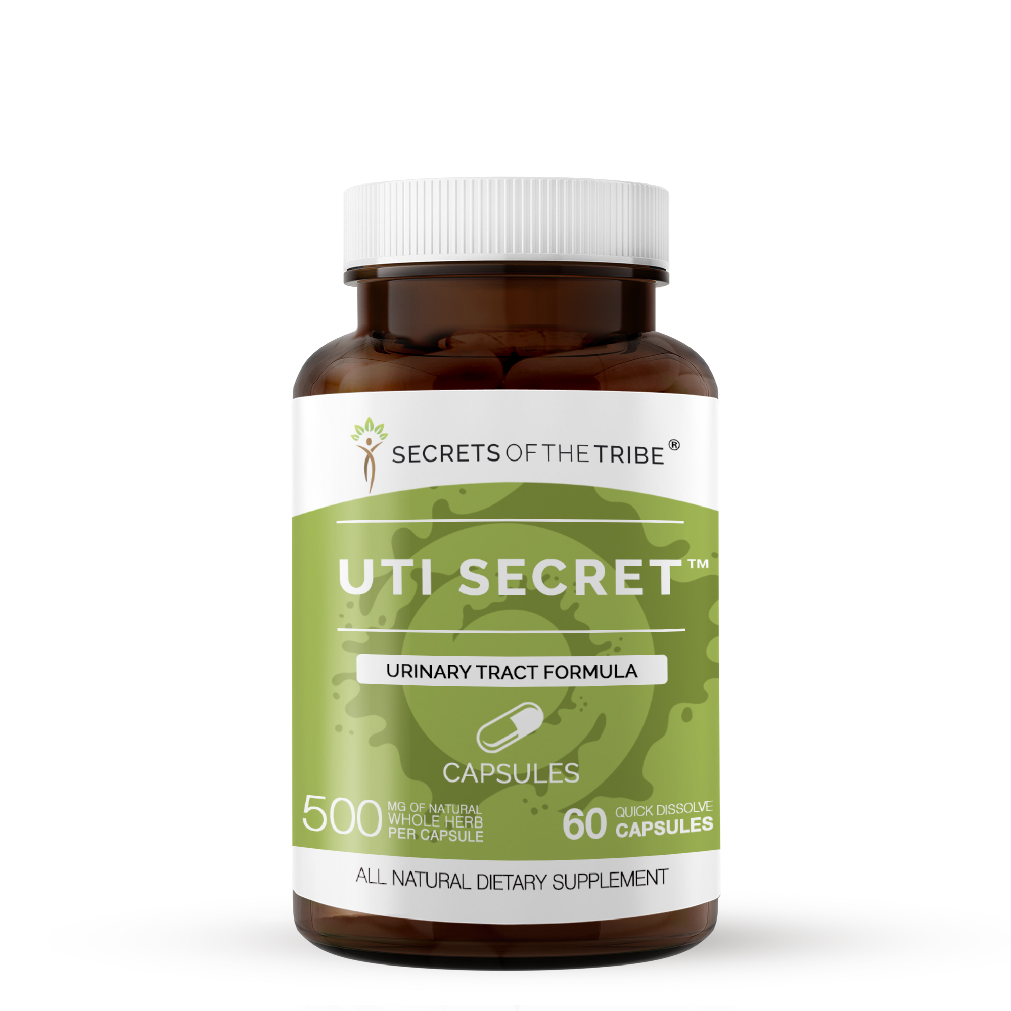 UTI Secret 60 Capsules, 500 mg, Cranberry, Bromelain, Pineapple, Uva