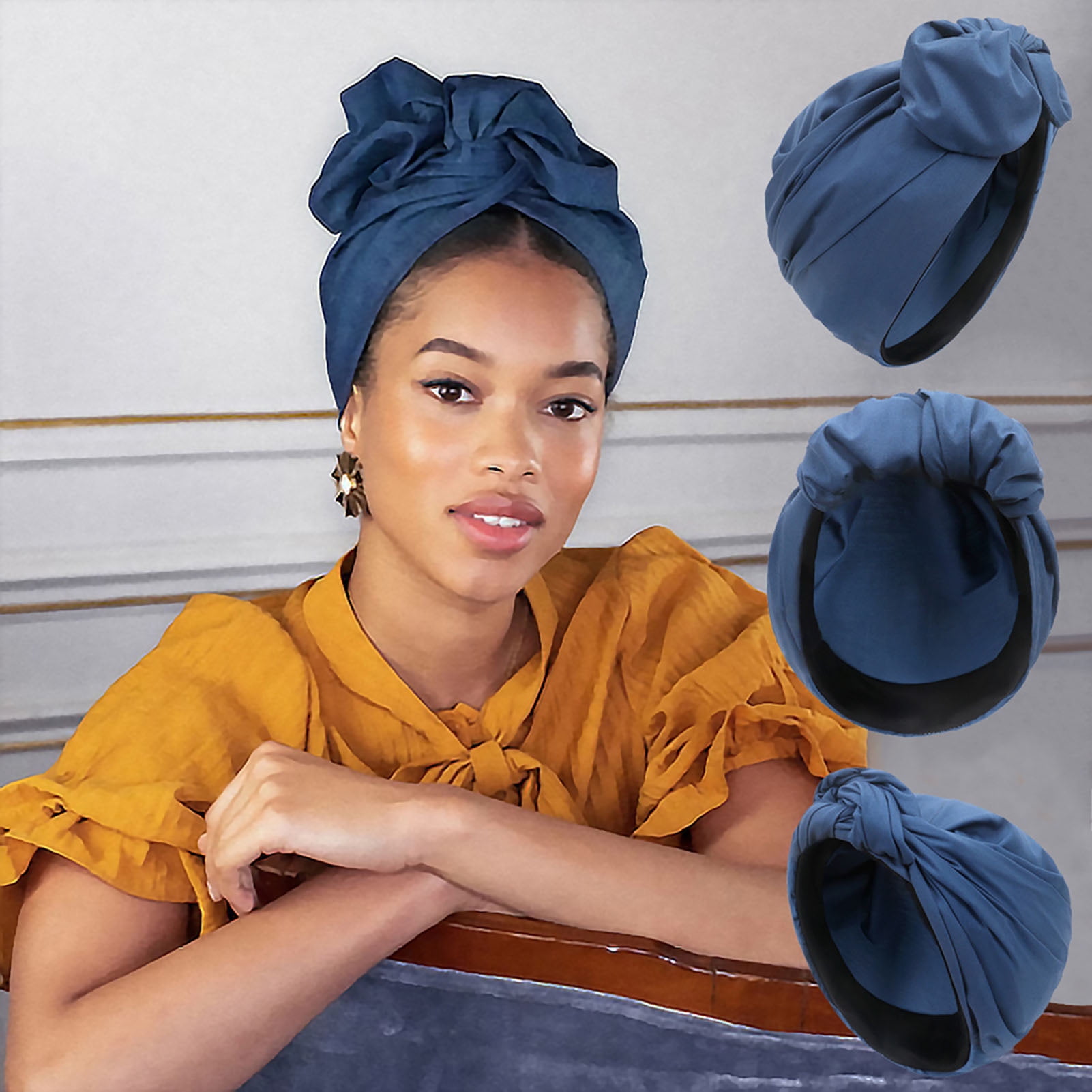 Visland Women Cross Headscarf Bow knot Bandana Soft Breathable Turban Hat Retro Style Headwrap for Short Hair Long Hair Ladies Accessories Walmart