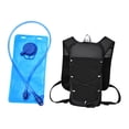 thumbnail image 4 of Chaleco de hidratación para correr, , versátil, con bolsillo, mochila de hidratación para maratón, escalada, ciclismo, senderismo y rutas de Negro, 4 of 9