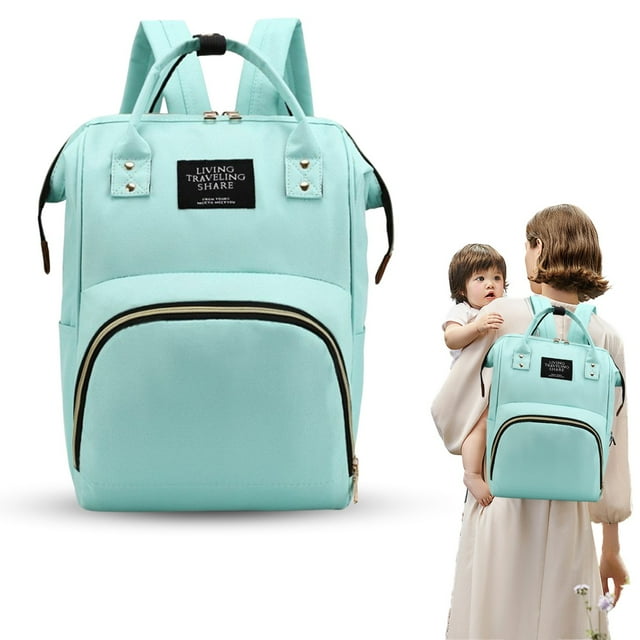 Sac à Dos Multifonction pour Maman, Sacs à Couches avec Poches Isolées, Grande Capacité