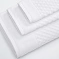 thumbnail image 5 of Great Bay Home Cotton Quick-Dry Textured Hand Towel, 26" x 16", Optic White, 5 of 6