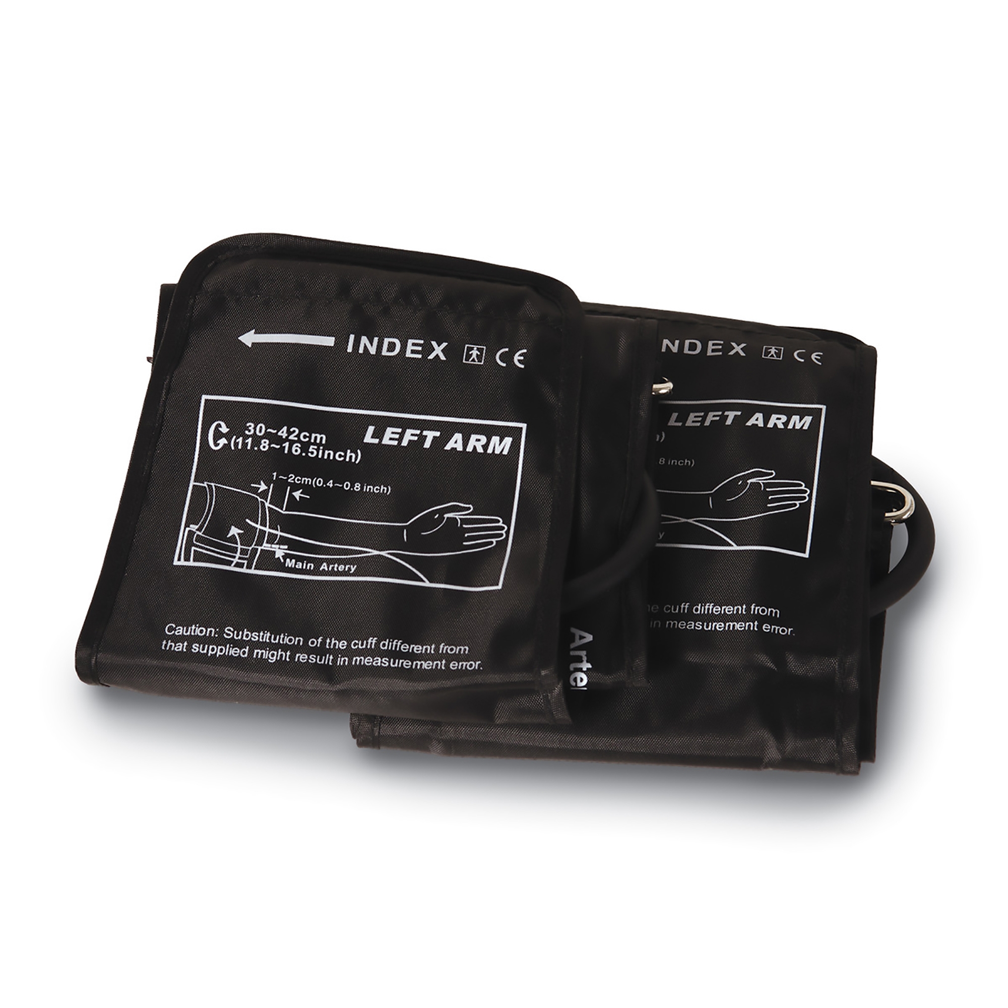 MABIS Multiple Sizes Arm Home Automatic Digital Blood Pressure Monitor 1-Tube Black 1 Each