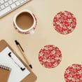 thumbnail image 6 of Xecao Lilies Flowers for MDF Cork Coaster 4 Pcs,Drink Coasters,Suit for House Warming Gifts New Home ,Coffee Table Decor-Round Shape, 6 of 7