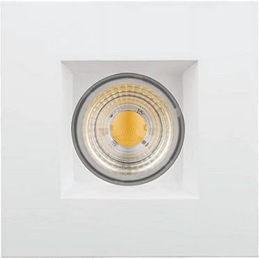 Perlglow 4" Square White Baffle 15W ‎1100 Lumens 5CCT Recessed Light