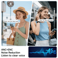 thumbnail image 4 of VEATOOL G01 Wireless Earbuds with Smart Touch Control, ANC+ENC Noise Cancellation, 40H Stereo Deep Bass, IPX7 Waterproof Rating, 5 EQ Modes, 4 of 6
