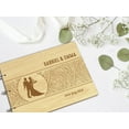 thumbnail image 6 of Darling Souvenir Personalized Engraved Laser Cut Wedding Guest Book Wooden Cover Sign-in Book Registry Guestbook Scrapbook-LK, 6 of 7