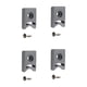 thumbnail image 2 of Topes de puerta 4 piezas rodillos para puertas de ducha evitan daños a las poleas Topes superiores inferiores para puertas de ducha topes de goma para, 2 of 9