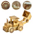 thumbnail image 1 of SHOWERORO Construction Vehicle Model Wooden Pushdozer Model Educational for Kids Daily 1Set, 1 of 8
