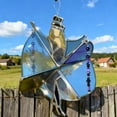 thumbnail image 5 of Color Catcher,Twirl It Ornament Spinner,Handmade Stained Glass Spinner, Dancing Pattern for Stained Glass Spinner Memphis Melody Spinner, Kinetic Dancing Pattern DIY Sunlight Catcher, Artistic, 5 of 9
