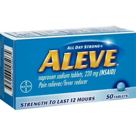 Aleve Naproxen douleur de sodium releveur / Fièvre Réducteur, 50 count