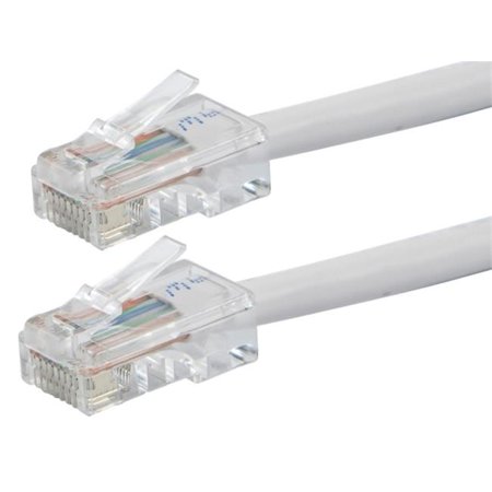 UPC: 0889028013281 | Monoprice 13293 25 ft. Zeroboot Series Cat 6 24 AWG UTP Ethernet Network Patch Cable  White