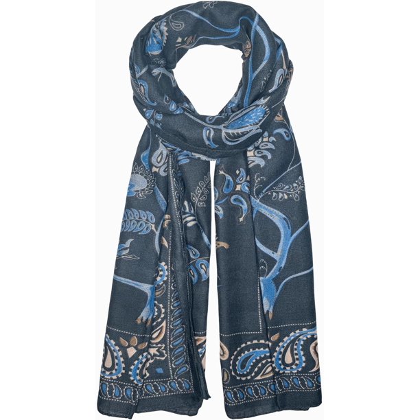FINIZO Bufandas para mujer, ligeras, suaves, a la moda, sólidas, para todas las estaciones.