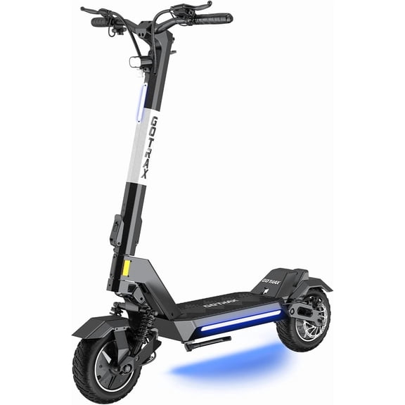 GOTRAX Atlas Dual Motor Electric Scooter for Adults, 30 mph ,38 miles range, Foldable & Portable,Black