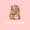 Pink Brown, variant on Manfei Space Astronaut Capybara Twin Sheets, Galaxy Animal Bedding, Black Tan, 3-Piece, 1 Flat Sheet, 1 Fitted Sheet and 1 Pillowcase