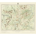 thumbnail image 2 of US Army 16x15 Gold Ornate Wood Framed with Double Matting Museum Art Print Titled - Colorado Southwest Colorado Sheet - US Army 1877, 2 of 4