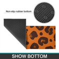 thumbnail image 6 of Orange and Brown Of Leopard Print Kitchen Rugs Sets Of 2,Anti Fatigue Kitchen Mat Rugs Non Slip Washable,Decorative Kitchen Floor Mats for Kitchen,Sink,Laundry,17"x30"+17"x47", 6 of 7