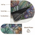 thumbnail image 6 of Vintage Colorful Floral Entryway Rug 2'x3'&nbsp; Non Slip Front Door Mats, Spring Boho Vintage Abstract Art Entrance Rugs Indoor Outdoor Carpet, Washable Floor Mats Small Area Rug for Bedroom Kitchen, 6 of 8